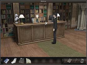 Udaj się więc do bibliotekarki poinformować ją o niesprawnym sprzęcie - Biblioteka | Dzień 4 | Art of Murder Sztuka Zbrodni - Art of Murder: Sztuka Zbrodni - poradnik do gry