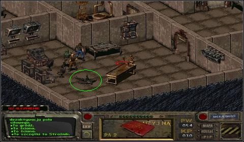 Wychodzimy teraz z tego pokoju i kierujemy się naprzeciwko - Blask (1) | Opis przejścia Fallout - Fallout - poradnik do gry