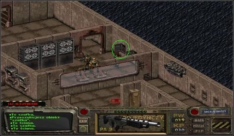 Z tej skrytki zabieramy Holodysk i wgrywamy go do PIPBoya - Blask (2) | Opis przejścia Fallout - Fallout - poradnik do gry