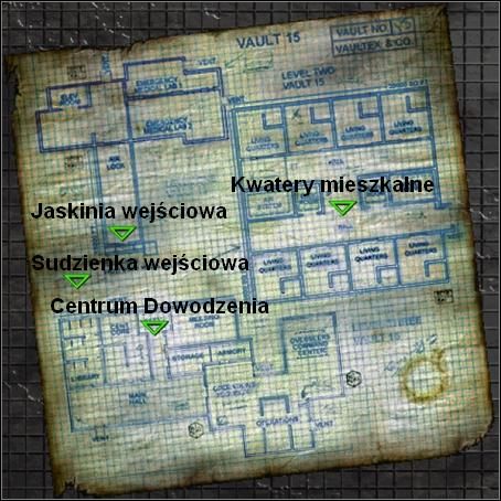 Wychodzimy przez bramę we wschodniej części wioski - Krypta 15, Cieniste Piaski (ponownie) | Opis przejścia Fallout - Fallout - poradnik do gry