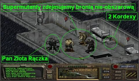 Udajemy się teraz na północ i skręcamy w prawo - Baza Wojskowa (2) | Opis przejścia Fallout - Fallout - poradnik do gry