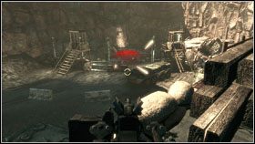 Będąc na zewnątrz skieruj się prosto do znajdującego się tam działa i za jego pomocą wyeliminuj wszystkich nadbiegających przeciwników (pojawiać się będą w miejscu, gdzie przed chwilą samemu prowadziłeś ostrzał) - IRAQ - Liberators (cz.2) | BlackSite Area 51 - BlackSite: Area 51 - poradnik do gry