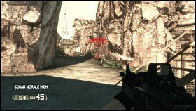 Kolejni dwaj Irakijczycy czekać będą na Ciebie w krzakach w ścieżce po prawej - IRAQ - Liberators (cz.3) | BlackSite Area 51 - BlackSite: Area 51 - poradnik do gry