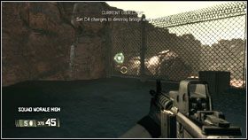 Po drugiej stronie budynku, pomiędzy wysokimi nadajnikami znajduje się komputer z punktem aktywacyjnym, skieruj do niego jednego Twoich ludzi - IRAQ - Liberators (cz.3) | BlackSite Area 51 - BlackSite: Area 51 - poradnik do gry