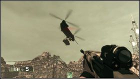 Gdy znajdziesz się po drugiej stronie nadleci pomoc w postaci helikoptera z łazikiem - IRAQ - Liberators (cz.3) | BlackSite Area 51 - BlackSite: Area 51 - poradnik do gry