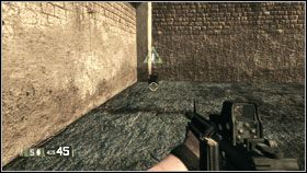 Drugi bonus znajdziemy na zewnątrz budynku (w jego rogu), zaraz po tym jak opuścimy pomieszczenie z poddającymi się Irakijczykami - IRAQ - Liberators (bonusy) | BlackSite Area 51 - BlackSite: Area 51 - poradnik do gry