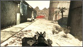 Następnie skierujesz się między stojące blisko siebie zbiorniki - IRAQ - Crude Methods | BlackSite Area 51 - BlackSite: Area 51 - poradnik do gry