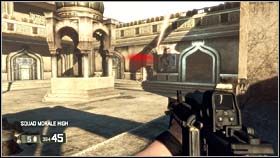 Kolejni wrogowie przybędą z prawej strony, z za zabytkowego muru i to właśnie tam się udaj - IRAQ - Down Range (cz.1) | BlackSite Area 51 - BlackSite: Area 51 - poradnik do gry