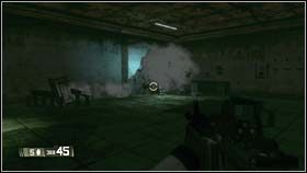 A dokładnie, gdy skręcając w prawo wejdziesz do zielonego pomieszczenia - IRAQ - Down Range (cz.2) | BlackSite Area 51 - BlackSite: Area 51 - poradnik do gry