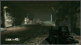 Mijając załamujący się kilkakrotnie korytarz, na jego najdłuższym odcinku zaatakują Cię mutanty znane z poprzednich etapów - IRAQ - W.M.O. M.I.A. | BlackSite Area 51 - BlackSite: Area 51 - poradnik do gry