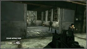 W chwili gdy usłyszysz męski głos zostaw działo, ignorując również przeciwników i szybko wbiegnij do windy - IRAQ - Proliferation | BlackSite Area 51 - BlackSite: Area 51 - poradnik do gry