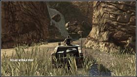 Jadąc dalej miniesz przejazd pod okazałymi skałami i dotrzesz do - QUARANTINE - Coalition of the Willing | BlackSite Area 51 - BlackSite: Area 51 - poradnik do gry