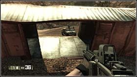 Etap ukończysz wchodząc do znajdującego się na końcu trasy łazika i odjedziesz - QUARANTINE - Targets of Opportunity | BlackSite Area 51 - BlackSite: Area 51 - poradnik do gry