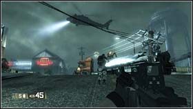 Kilkanaście metrów dalej nadleci sojuszniczy helikopter, a chwilę później zaatakują Cię monstra z wielkimi czaszkami - RACHEL - ...Fighting Them Over Here | BlackSite Area 51 - BlackSite: Area 51 - poradnik do gry