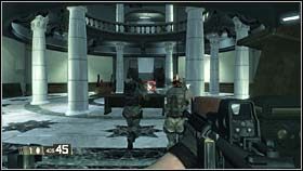 Znajdziesz się w centrum budynku, na głównym holu - RACHEL - Just a piece of paper | BlackSite Area 51 - BlackSite: Area 51 - poradnik do gry