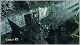 Następnie udaj się do sąsiedniego pomieszczenia i przebij się przez ścianę ze sklejki (punkt aktywacyjny) - RACHEL - Eminent Domain | BlackSite Area 51 - BlackSite: Area 51 - poradnik do gry