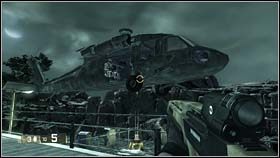 Spowoduje to pojawienie się dymu i uderzenie śmigłowca w ekran - RACHEL - Somebody call FEMA | BlackSite Area 51 - BlackSite: Area 51 - poradnik do gry