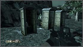 Bonus znajduje się za budynkiem, z którego wyświetlany jest film - RACHEL - Somebody call FEMA (bonusy) | BlackSite Area 51 - BlackSite: Area 51 - poradnik do gry