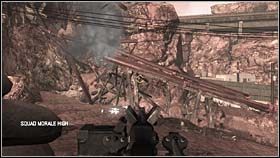 Wyślij do niego współtowarzysza, a sam stań za pobliskim działem i osłaniaj go - COUNTER-INSURGENCY - Hearts and Minds | BlackSite Area 51 - BlackSite: Area 51 - poradnik do gry