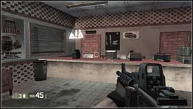 Pierwszy bonus znajduje się na barze w budynku szpitalnym - COUNTER-INSURGENCY - Hearts and Minds (bonusy) | BlackSite Area 51 - BlackSite: Area 51 - poradnik do gry