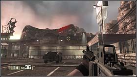 Etap ten rozpoczynasz na odwiedzonym wcześniej głównym placu bazy - COUNTER-INSURGENCY - Rules of Engagments | BlackSite Area 51 - BlackSite: Area 51 - poradnik do gry