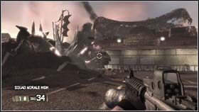 Jeśli wszystko wykonałeś zgodnie z instrukcją wieża padnie i etap dobiegnie końca - COUNTER-INSURGENCY - Transfer of Autho... | BlackSite Area 51 - BlackSite: Area 51 - poradnik do gry