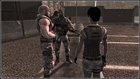 Następnie opuść budynek, by po raz kolejny przysłuchać się wymianie zdań - COUNTER-INSURGENCY - Cut and Run | BlackSite Area 51 - BlackSite: Area 51 - poradnik do gry