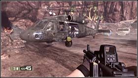 Po wystrzelaniu wszystkich żywych napastników wejdź do helikoptera - TOPSIDE - Oversight | BlackSite Area 51 - BlackSite: Area 51 - poradnik do gry