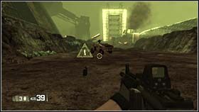 Drugi znajduje się na samym początku błotnistej drogi, którą pokonywać będziesz łazikiem - TOPSIDE - Making Progress (bonusy) | BlackSite Area 51 - BlackSite: Area 51 - poradnik do gry