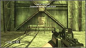 Etap rozpoczynasz w bardzo spokojnym miejscy, z którego prowadzi tylko jedno wyjście, małe drzwi - TOPSIDE - Stay the Course | BlackSite Area 51 - BlackSite: Area 51 - poradnik do gry