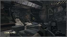 Po wyjściu spójrz w lewo - WRECKED - Junk Science | BlackSite Area 51 - BlackSite: Area 51 - poradnik do gry