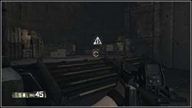 Ostatni bonus znajduje się tuż przed końcem etapu, w ostatnim rozleglejszym pomieszczeniu (trafisz do niego schodząc na dół zrujnowanym tunelem) - WRECKED - Junk Science (bonusy) | BlackSite Area 51 - BlackSite: Area 51 - poradnik do gry