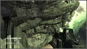 Po ponownym dotarciu do zielonego promienia czeka Cię (prawie) ostatni etap z liną - WRECKED - Last Throes | BlackSite Area 51 - BlackSite: Area 51 - poradnik do gry