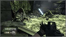 Kolejny znajduje się tuż przed końcem rundy - WRECKED - Last Throes (bonusy) | BlackSite Area 51 - BlackSite: Area 51 - poradnik do gry