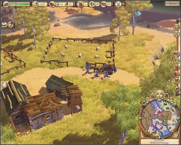 Oddział zbrojnych eskortujący dostawę drewna. - Misja II - Challia | The Settlers Narodziny Imperium - The Settlers: Narodziny Imperium - poradnik do gry