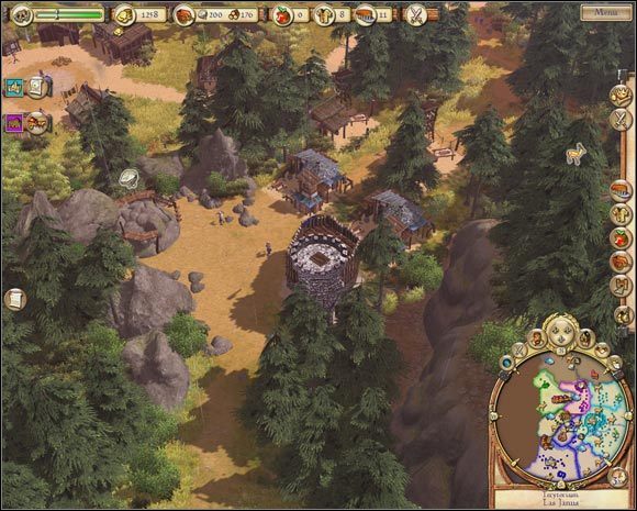 W pewnym momencie misji niezbędne okaże się postawienie posterunków przy kopalniach kamienia i żelaza. - Misja III - Gallos | The Settlers Narodziny Imperium - The Settlers: Narodziny Imperium - poradnik do gry