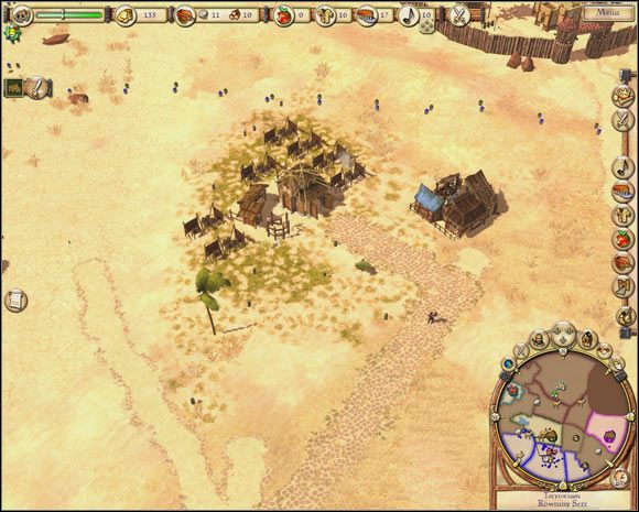 Żyznej gleby jest bardzo niewiele. A jest ona potrzebna choćby do postawienia pasieki i uli. - Misja IX - Husran | The Settlers Narodziny Imperium - The Settlers: Narodziny Imperium - poradnik do gry