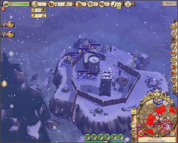 W trakcie uwalniania rycerza przetrzymywanego w więzieniu na wyspie wyeliminuj wrogów, ale nie niszcz ich budynków - tego wymaga zadanie. - Misja XV - Vestholm | The Settlers Narodziny Imperium - The Settlers: Narodziny Imperium - poradnik do gry