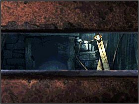 Przejdź do dalszej części pomieszczenia, a natkniesz się na zamknięte drzwi - Posiadłość Mortonów - Piwnice i Parter (1) | Edward Carnby | Alone in the Dark - Alone in the Dark: Koszmar powraca - poradnik do gry