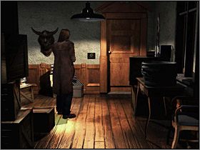 Z tego korytarza prowadzi dwoje drzwi - wybierz te przedstawione na zrzucie ekranu powyżej - Posiadłość Mortonów - Piwnice i Parter (3) | Edward Carnby | Alone in the Dark - Alone in the Dark: Koszmar powraca - poradnik do gry