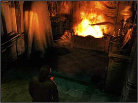 Zauważysz, że coś leży na szafce przy łóżku - Posiadłość Mortonów - Pierwsze piętro (1) | Edward Carnby | Alone in the Dark - Alone in the Dark: Koszmar powraca - poradnik do gry