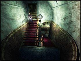 Wyjdź na korytarz i przejdź przez drzwi po drugiej stronie włącznika światła - Posiadłość Mortonów - Pierwsze piętro (2) | Edward Carnby | Alone in the Dark - Alone in the Dark: Koszmar powraca - poradnik do gry