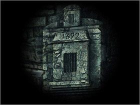 W oknie znajduje się podstawa teleskopu - Posiadłość Mortonów - Biblioteka (2) | Edward Carnby | Alone in the Dark - Alone in the Dark: Koszmar powraca - poradnik do gry