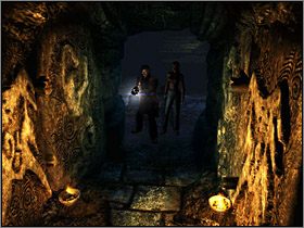 Gdy po paru minutach przejdziecie przez most, po jego drugiej stronie będzie na was czekał krótki tunel - Jaskinie Abkanis (2) | Edward Carnby | Alone in the Dark Koszmar powraca - Alone in the Dark: Koszmar powraca - poradnik do gry