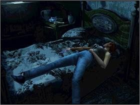 Po krótkiej animacji, która przedstawia dręczące cię koszmary, ockniesz się na łóżku w nieznanym pomieszczeniu - Posiadłość Mortonów (3) | Aline Cedrac | Alone in the Dark Koszmar powraca - Alone in the Dark: Koszmar powraca - poradnik do gry