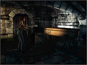 Przejdź przez tajne przejście w lustrze i zejdź schodami na dół - Posiadłość Mortonów (9) | Aline Cedrac | Alone in the Dark Koszmar powraca - Alone in the Dark: Koszmar powraca - poradnik do gry