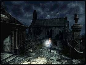 Wróć się do bramy i pobiegnij drugą drogą - Tereny wokół Posiadłości (1) | Aline Cedrac | Alone in the Dark Koszmar powraca - Alone in the Dark: Koszmar powraca - poradnik do gry