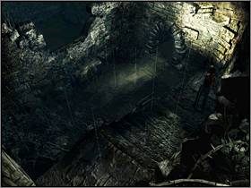 Idź przed siebie zabierając po drodze apteczkę, aż dotrzesz do lokacji z częściowo zrujnowanym murem - Fort (1) | Aline Cedrac | Alone in the Dark Koszmar powraca - Alone in the Dark: Koszmar powraca - poradnik do gry