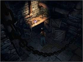 Przejdź parę kroków dalej, a znajdziesz na stole cylinder , kolbę broni i pomarańczowy akcelerator - Fort (3) | Aline Cedrac | Alone in the Dark Koszmar powraca - Alone in the Dark: Koszmar powraca - poradnik do gry