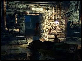 Podejdź do szafy i zabierz szklaną soczewkę - Fort (3) | Aline Cedrac | Alone in the Dark Koszmar powraca - Alone in the Dark: Koszmar powraca - poradnik do gry